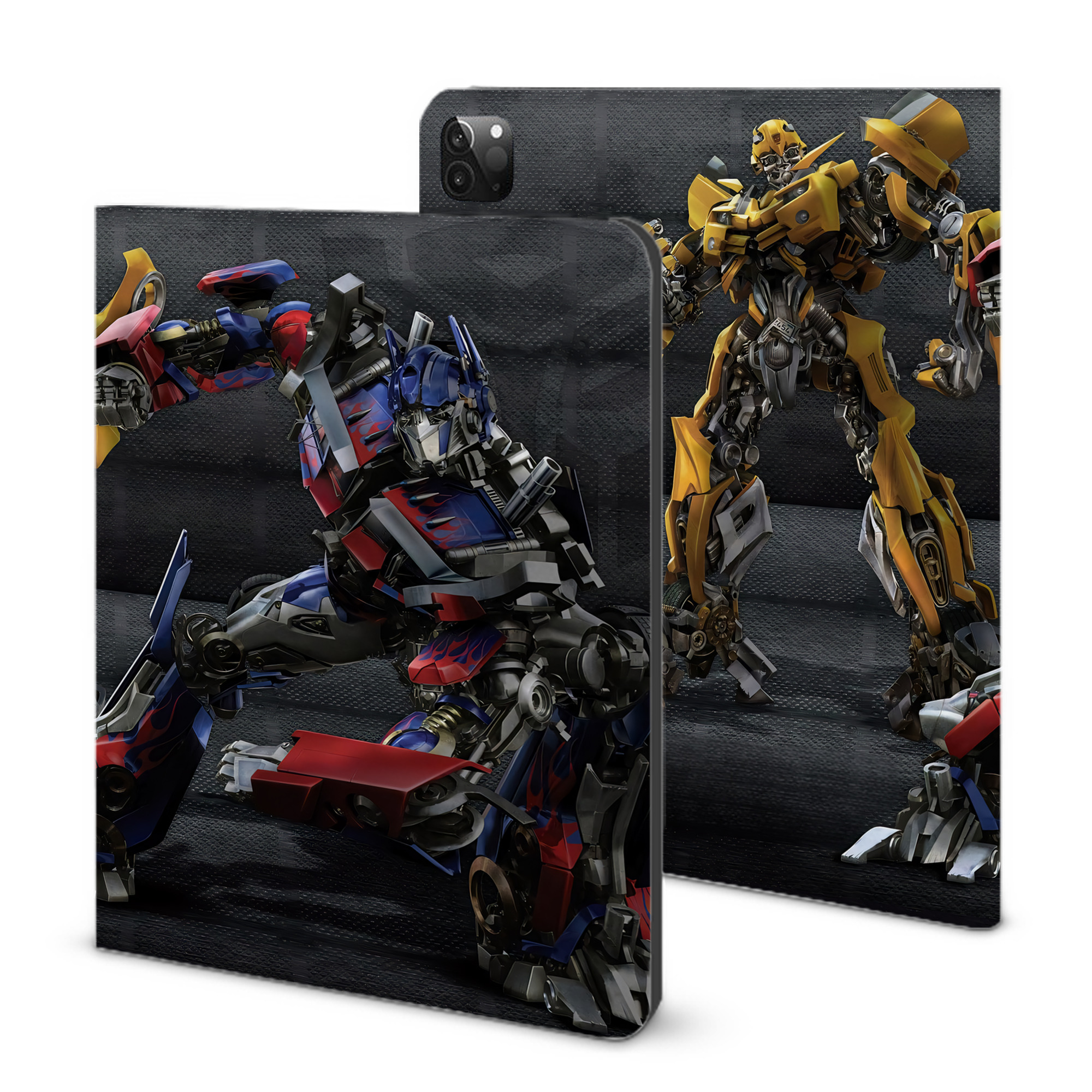 （画像用） Transformers トランスフォーマー IPadケース ペンホルダー付き ブックスタイルデザイン